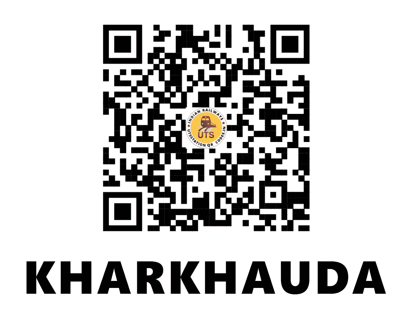 UTS QR Code for KHARKHAUDA - KXK - NR (UTTAR PRADESH)